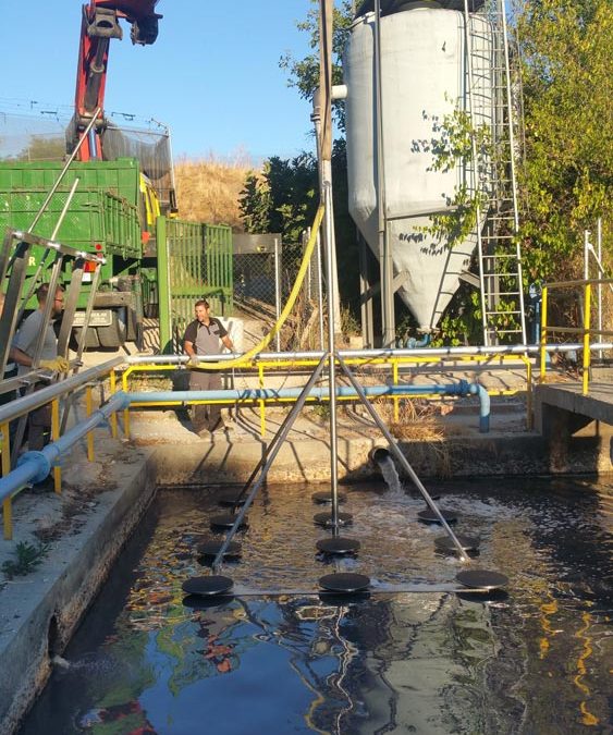 Obras de Instalación de Sistema de Aireación en Reforma EDAR Madrid
